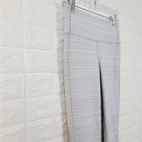 ATHLETA High-rise Jacquard Chaturanga Leggings | Light Gray | Textured | Size-S - Picture 6 of 11